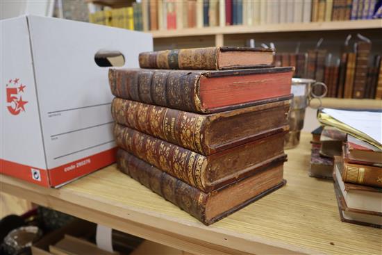 A liqueur box modelled as a stack of books